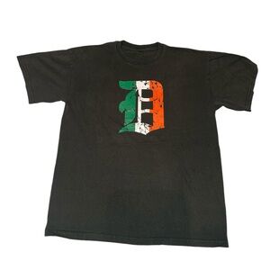 Irish Old English/Detroit Tigers “D” Tshirt; Halligan Detroit